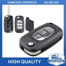 3 Button Remote Flip Fob Key
