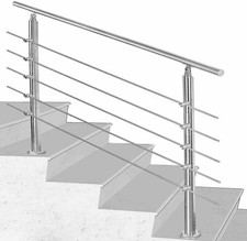 Ringhiera scale acciaio