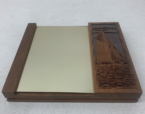 Scrittoio vintage legno - , inciso