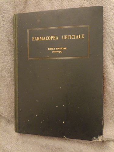 Farmacopea ufficiale - farmacopea,