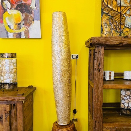 Lampada madre perla oro