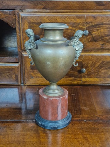 Antico vaso bronzo - in, sec.xix