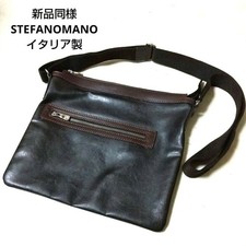 Borsa a tracolla StefanoMano italiana usata ottime condizioni pelle nera taglia 30c