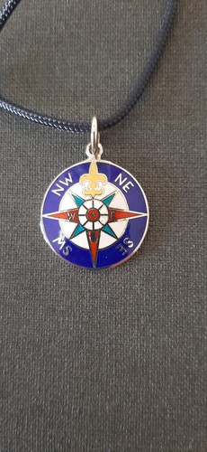 Medaglietta rosa dei venti - medaglietta, "rosa