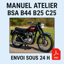 Manuel Atelier BSA B44 B25 C25