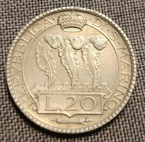 Lire 1931 san - 20,
