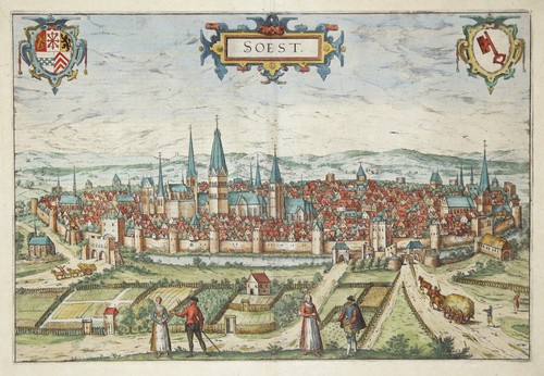 Soest incisione rame - incisione, su