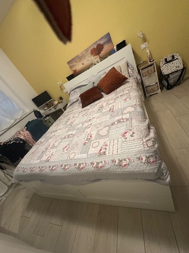 Letto matrimoniale contenitore - letto,