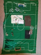 Panno calcio Subbuteo e selezione di accessori