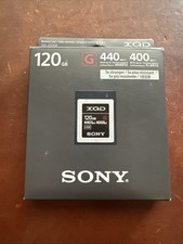 Nuova scheda di memoria Sony XQD serie G 120GB 440mb/s leggere 400mb/s - SIGILLATA