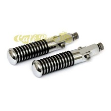Pedane universali cromate per moto custom