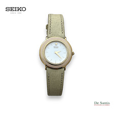 Seiko orologio vintage donna stile classico cassa rotonda bicolor oro rosa unico