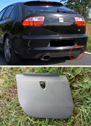 Rear hook cover - hook, seat