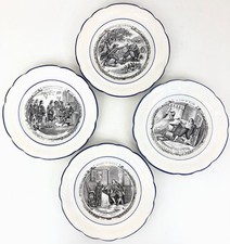 Piattini Raffigurani Scena