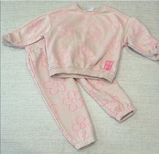 Set felpa Zara bambina fiori