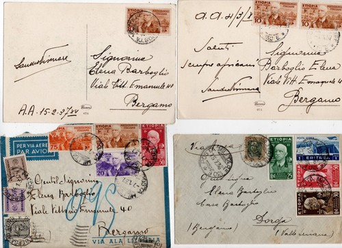 Lotto cartoline coloniali - lotto,