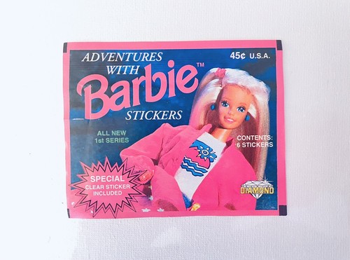 Barbie 1994 enveloppe avec 6 - barbie,