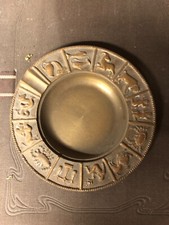 Posacenere, zodiaco in ottone