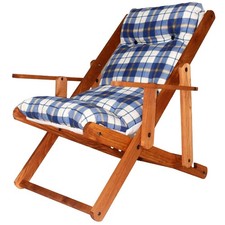 Poltrona relax in legno mod