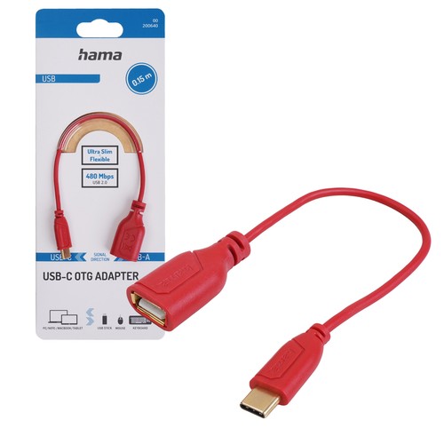 Hama cavo adattatore otg usb - adattatore, usb-c