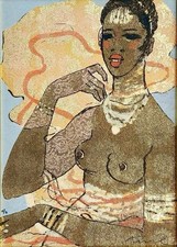 Salvatore Fiume - Somala, Ser. Su Broccato cm.50x70, ed. fuori commercio