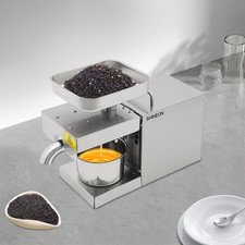 Pressa olio elettrica in acciaio inox macchina frantoio olio vegetale pressa olio