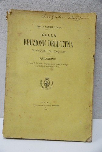Sulla eruzione dell - sulla, dell'etna