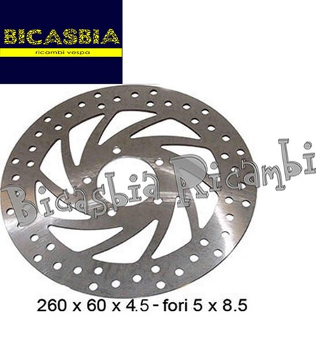 0001 disco freno anteriore - 0001,