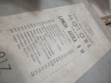 LANCIA ARDEA 6V - Set guarnizioni motore - Ricambio nuovo