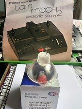 Proiettore tcm mach2 super 8 lampada halogen efr 15v-150w gz 6.35