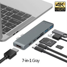 Adattatore USB 3.1 Tipo C Hub a HDMI 4K Thunderbolt 3 USB C Hub 3.0 TF SD Slot p