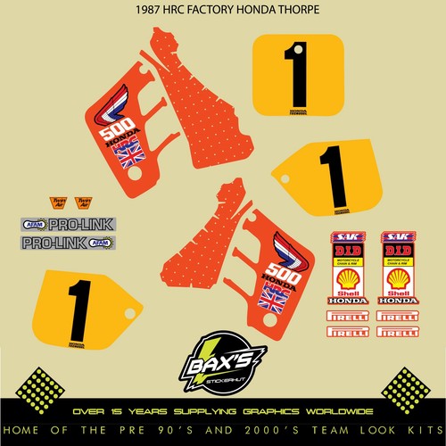 Kit grafiche honda cr500 1987 - honda,