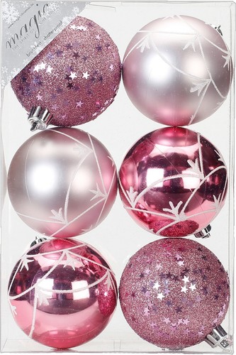 Palline natale 8cm - 6,