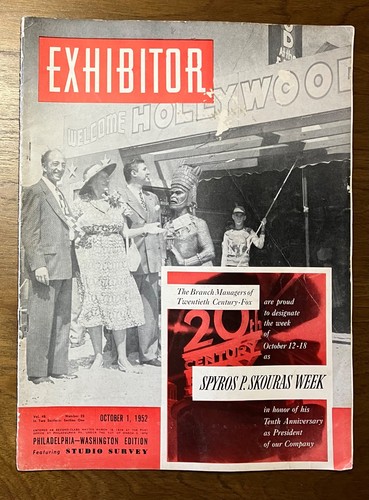 Motion picture exhibitor - exhibitor, oct