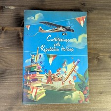 Libro Bambini Illustrato Costituzione Della Rebubblica Italiana 1948 abcdefg MEF