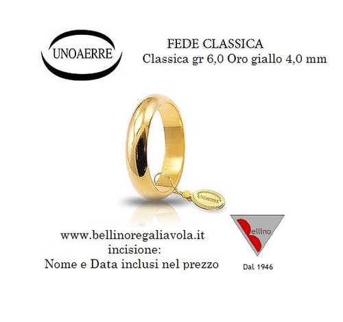 Fede nuziale unoaerre gr - nuziale, 6
