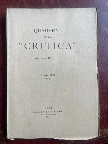 Quaderni della critica - quaderni, 5