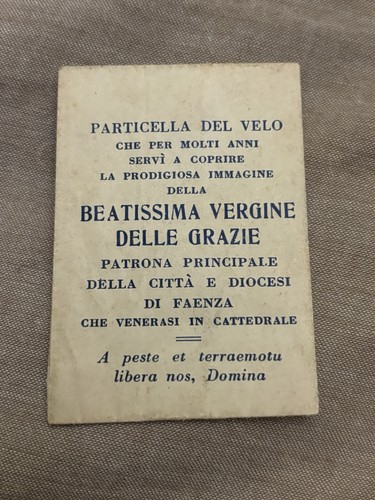 Santino reliquia particella - santino,
