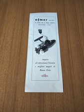1965 OFMER MULINELLI DA PESCA SPORTIVA VINTAGE AD PUBBLICITA