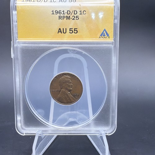 1961 lincoln cent - d/d,