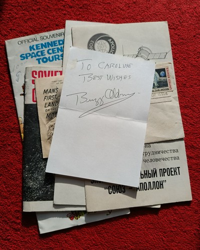 Buzz aldrin autographe - buzz,