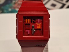 Casio Baby G BGA 200 PD mod 5134 orologio uomo donna quartz batteria 36 mm rosso