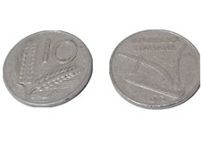 MONETA RARA 10 LIRE DEL 1954