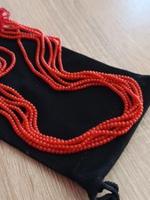 6 Fili In Corallo Rosso