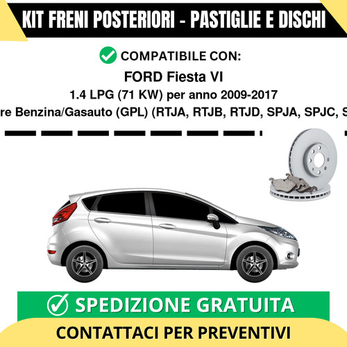Kit freni posteriori - kit, per