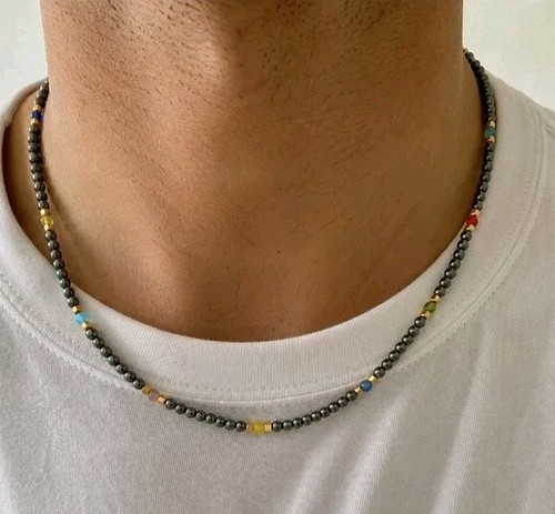 Collana uomo donna pietre - collana,
