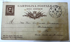 1881 Antica Cartolina Italia