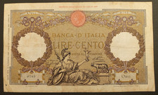 100 LIRE 16/12/1936 BB CAPRANESI AQUILA ROMANA FASCIO REGNO VITTORIO EMANUELE 3
