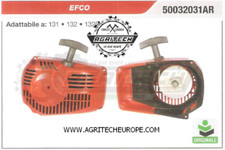 50032031AR CARTER AVVIAMENTO COMPLETI MOTOSEGA EFCO 131 132 132S ORIGINALE