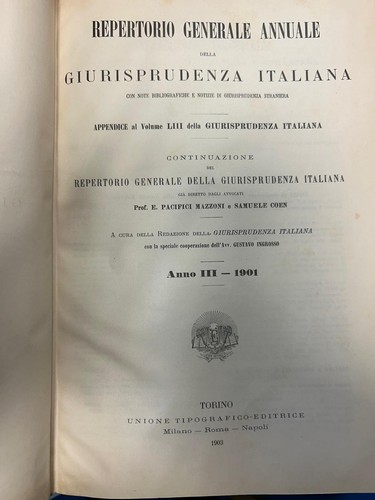Giurisprudenza italiana - giurisprudenza,